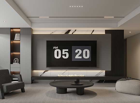 中建觀湖國際160平現(xiàn)代風格裝修效果圖