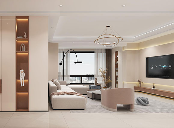 保利天郡160平現(xiàn)代簡約風格裝修效果圖