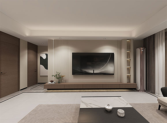 保利和光嶼湖逸園140平現(xiàn)代簡(jiǎn)約風(fēng)格裝修VR全景圖