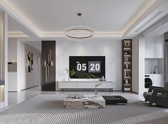 名門郡景164平現(xiàn)代輕奢風(fēng)格裝修效果圖