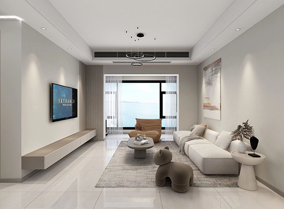 永威瀾溪庭130平現(xiàn)代簡約風(fēng)格四居室裝修效果圖