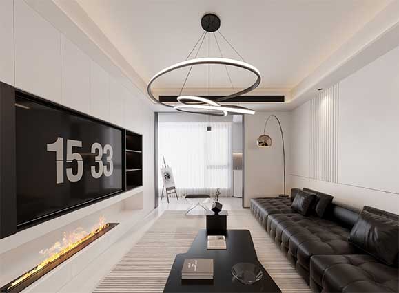 未來公元145平現(xiàn)代極簡(jiǎn)風(fēng)格裝修VR全景圖