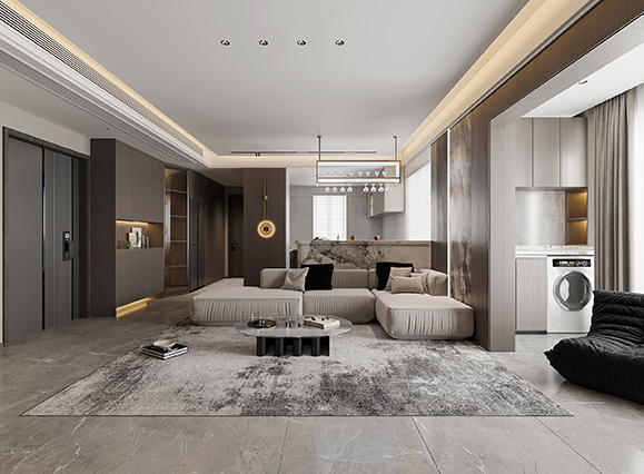 金水府155平意式輕奢風(fēng)格裝修效果圖