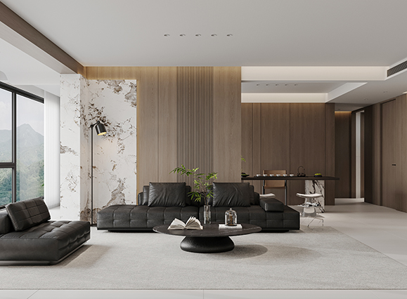 清華大溪地208平意式極簡(jiǎn)風(fēng)格裝修效果圖