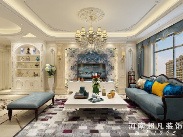 廣電天韻180平歐式風格