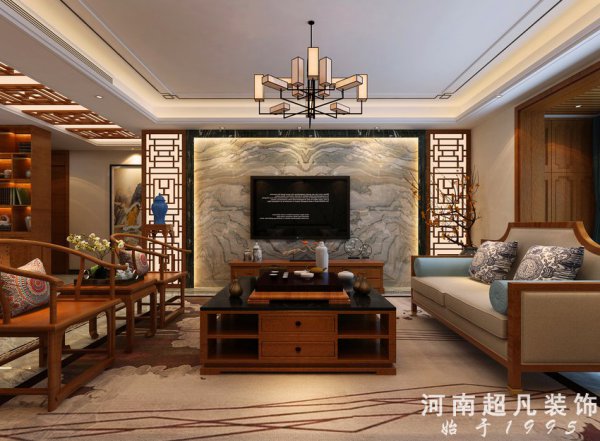 正商鉑鉆190平新中式風格