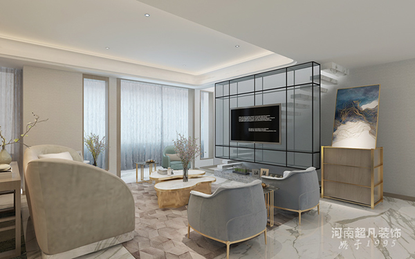 昆侖望岳230五居室裝修設(shè)計