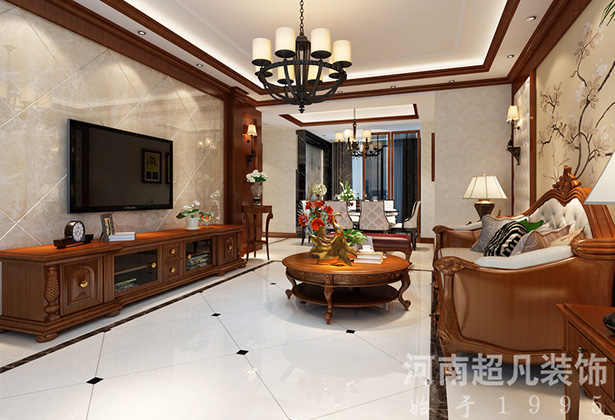 正商紅河谷260平歐式風(fēng)格別墅裝修效果圖