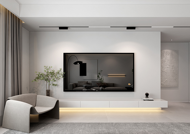 萬(wàn)林府125平極簡(jiǎn)風(fēng)格三居室裝修效果圖