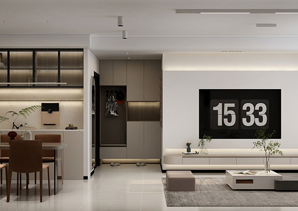 普羅理想國(guó)129平現(xiàn)代簡(jiǎn)約風(fēng)格三居室裝修效果圖