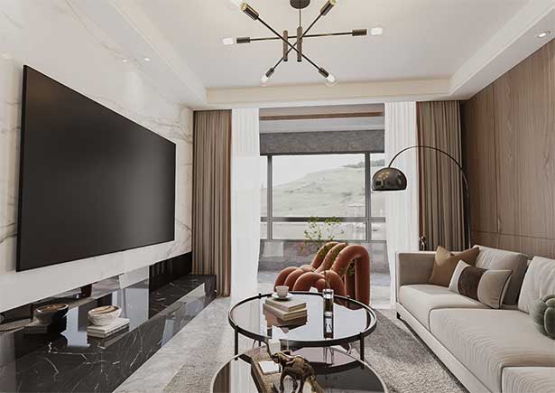 亞新美好書院118平現(xiàn)代簡(jiǎn)約風(fēng)格裝修VR全景圖